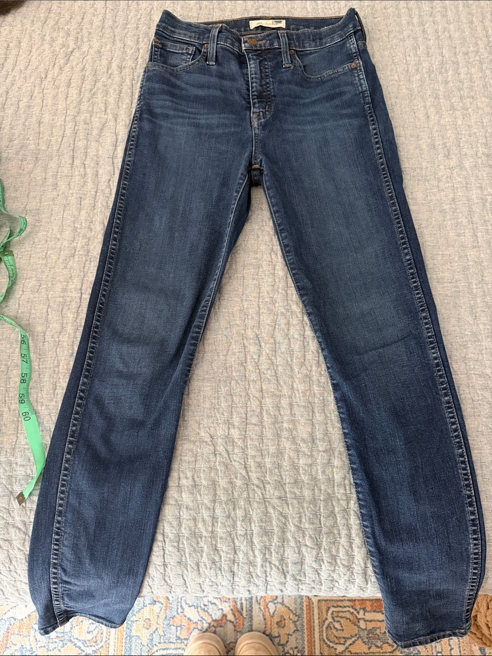 Madewell Women's Dark Blue Skinny Jeans